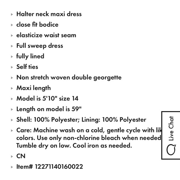 NWT ELOQUII 20W Lilac and Vine Halter Maxi Dress - Picture 4 of 8